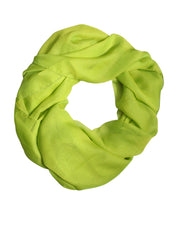 Grön siden rektangulär omlottsjal halsduk