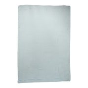 Ljusblå rektangulär omlottsjal i siden