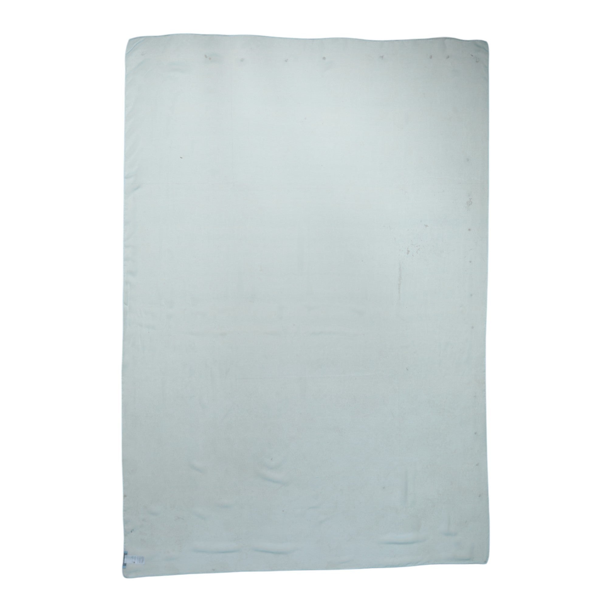 Ljusblå rektangulär omlottsjal i siden