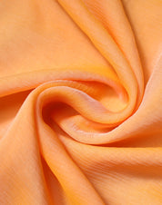 Orange Rektangulär Silkessjal