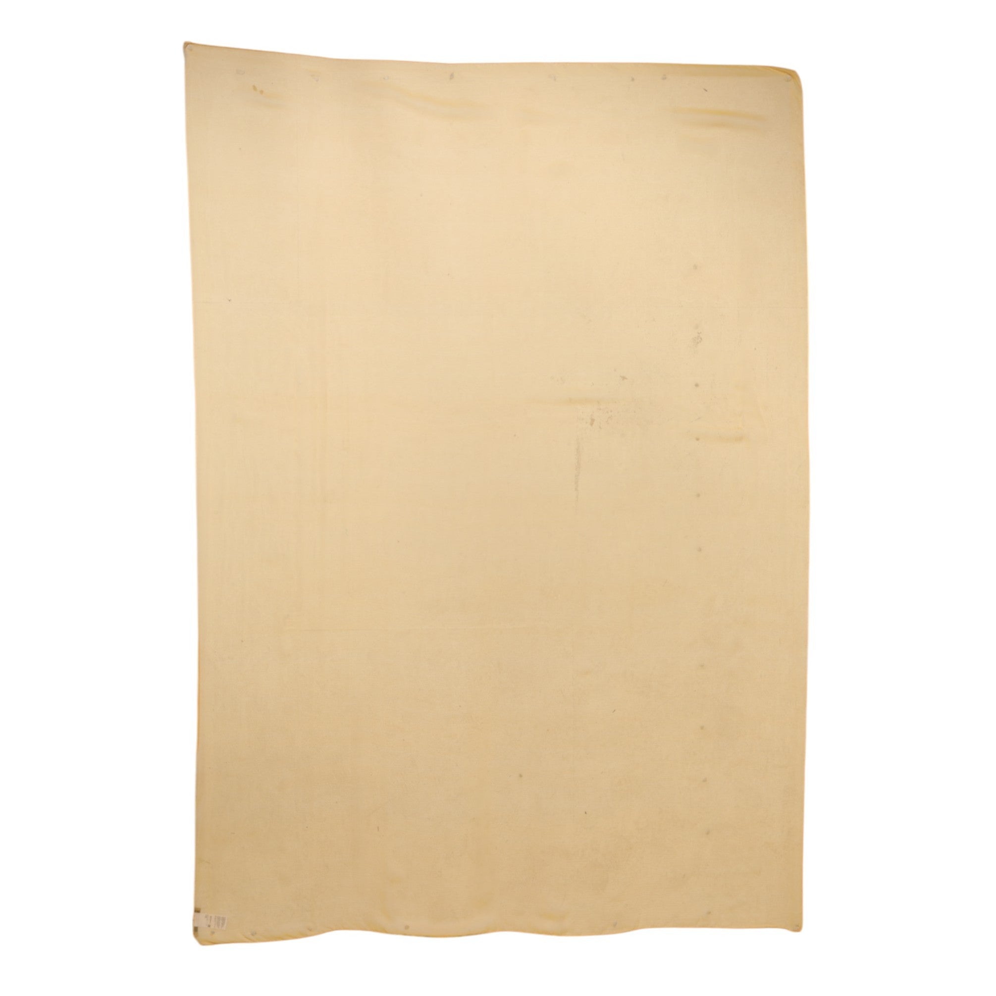 Gul rektangulär omlottsjal i siden