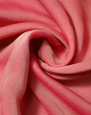 Rosa sidenrektangelhalsduk för kvinnor