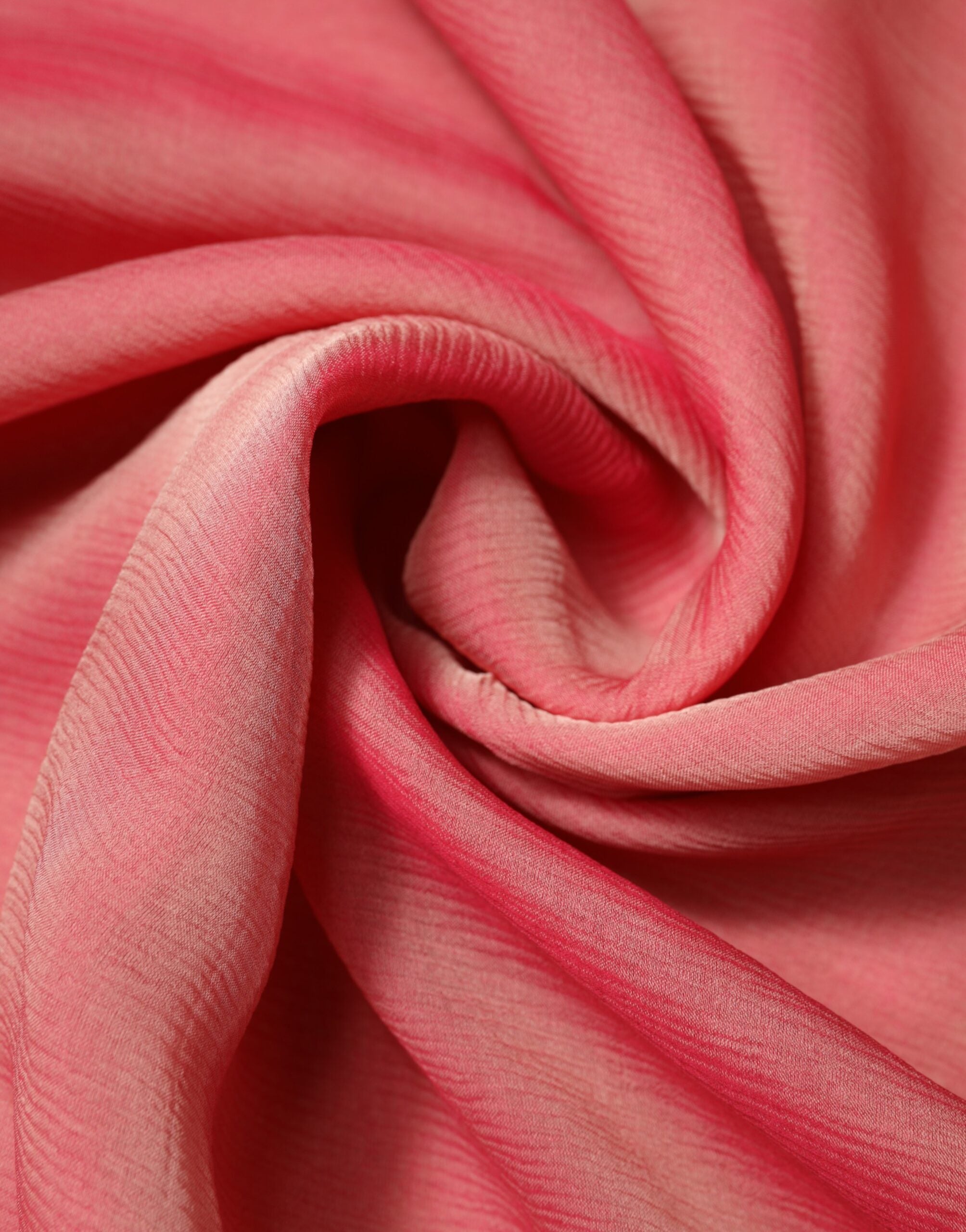 Rosa sidenrektangelhalsduk för kvinnor