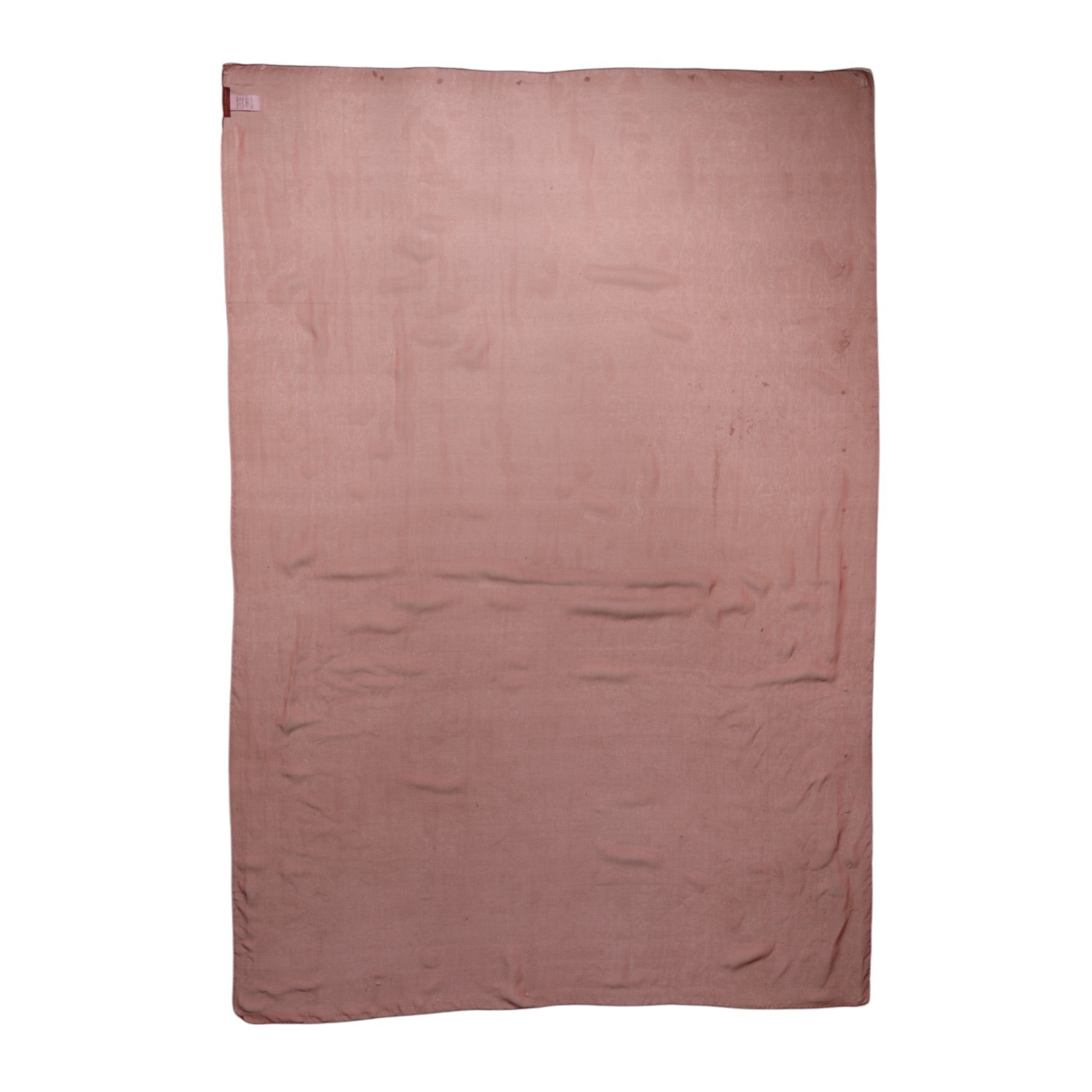 Röd sidenrektangulär omlottsjal för kvinnor