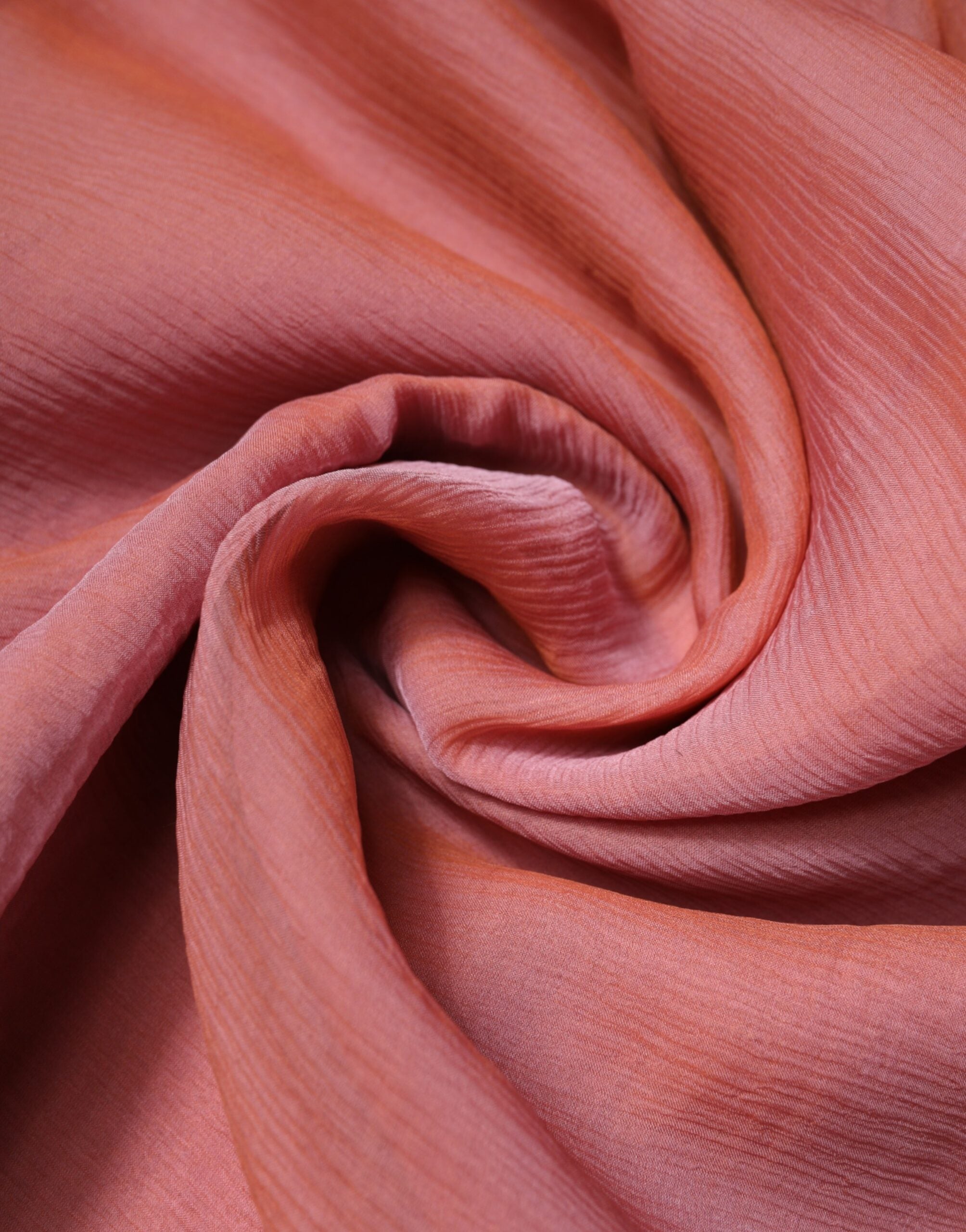 Rosa sidenrektangelhalsduk för kvinnor