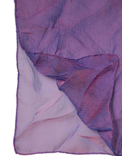Lila rektangulär silkessjal