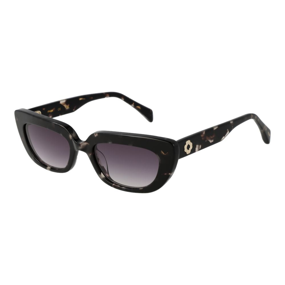 Maje Black Acetate Cat Eye Sunglasses