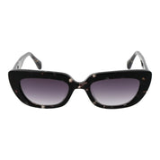 Maje Black Acetate Cat Eye Sunglasses