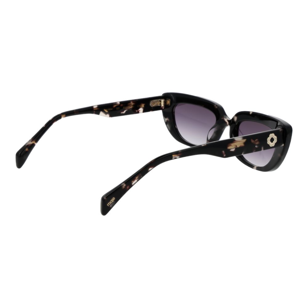Maje Black Acetate Cat Eye Sunglasses