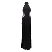 Black Viscose Long