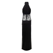Black Viscose Long