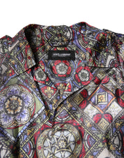 Multicolor Royal Bee Crown Trench Coat Jacket