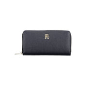 Tommy Hilfiger Blue Polyurethane Wallet