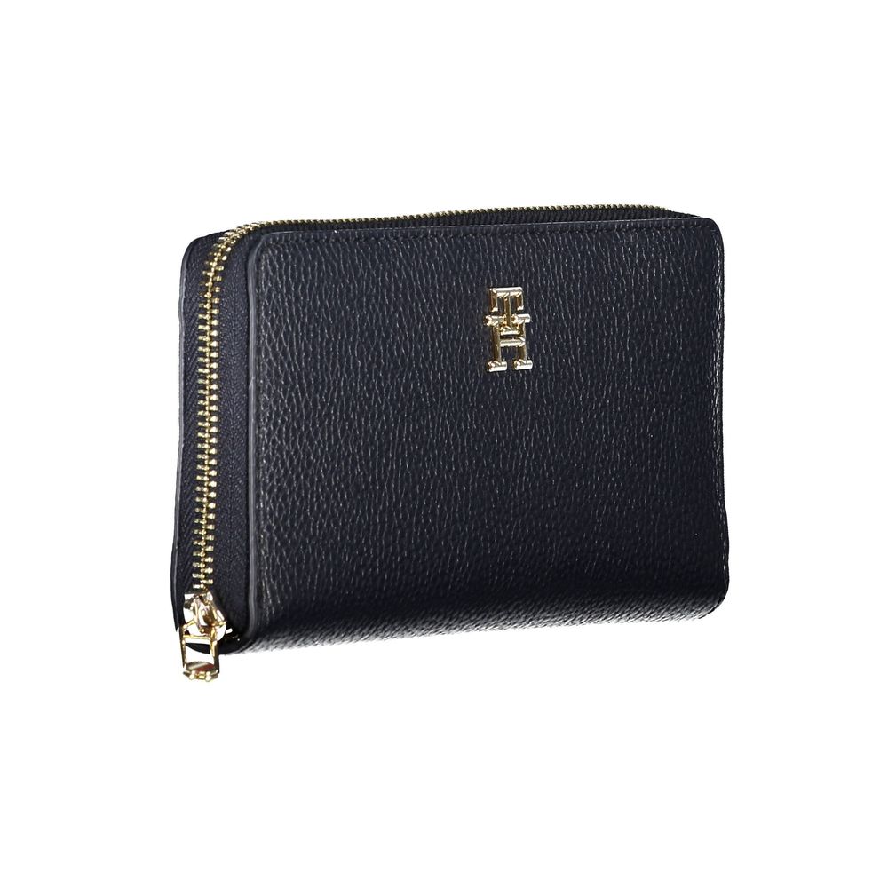 Tommy Hilfiger Blue Polyurethane Wallet