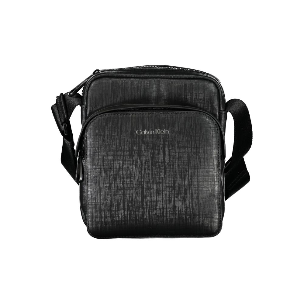 Calvin Klein Black Polyester Blend Shoulder Bag