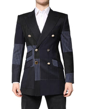 Multicolor Patchwork Jacket Coat Suit Blazer