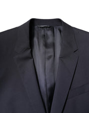 Black MARTINI Single Breasted Coat Blazer
