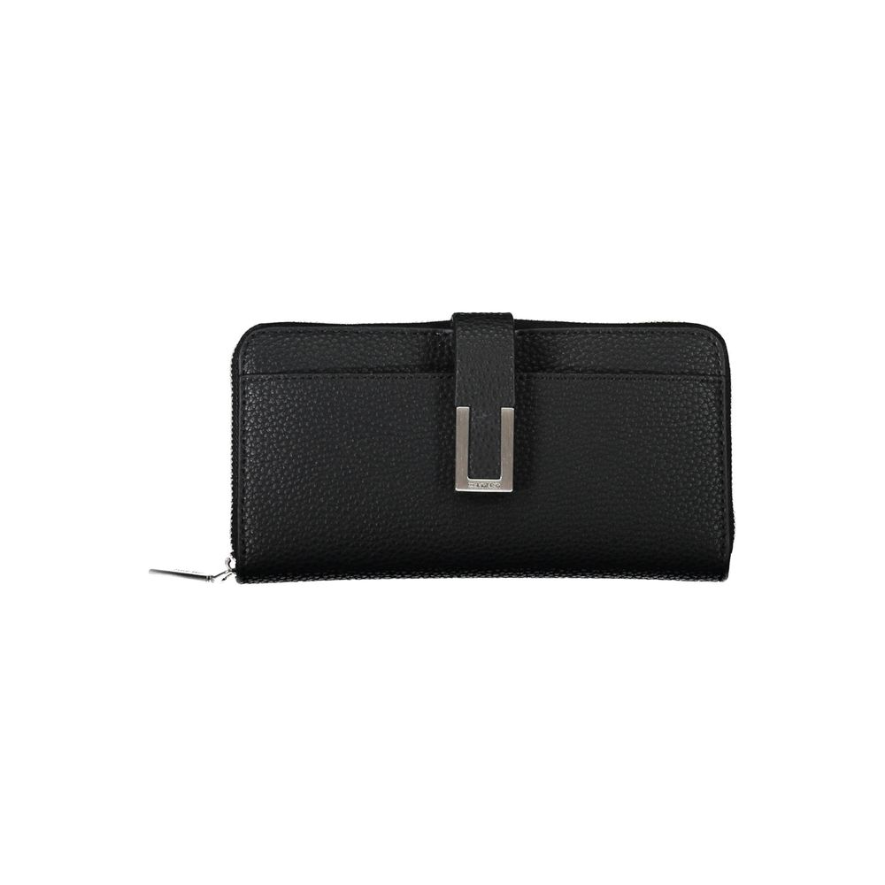 Calvin Klein Nero Polyester and Polyurethane Wallet