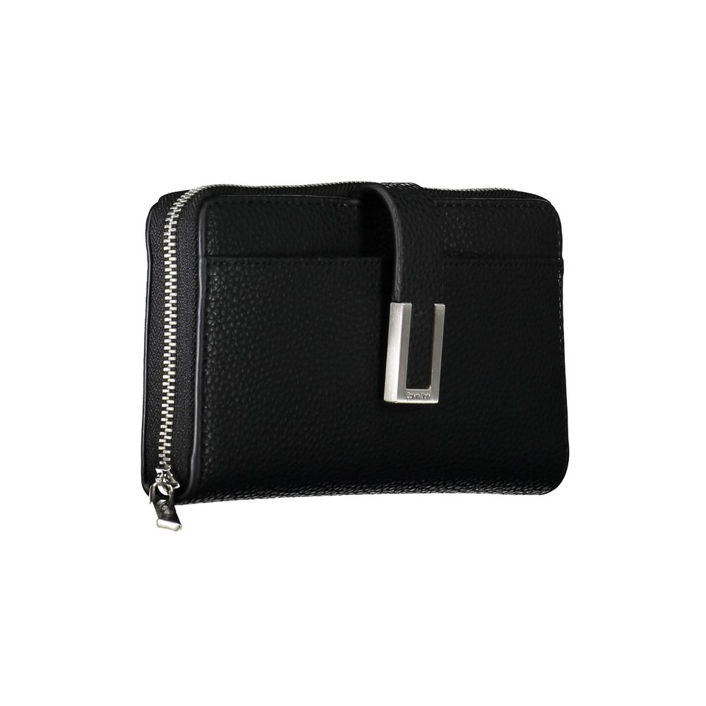 Calvin Klein Nero Polyester and Polyurethane Wallet