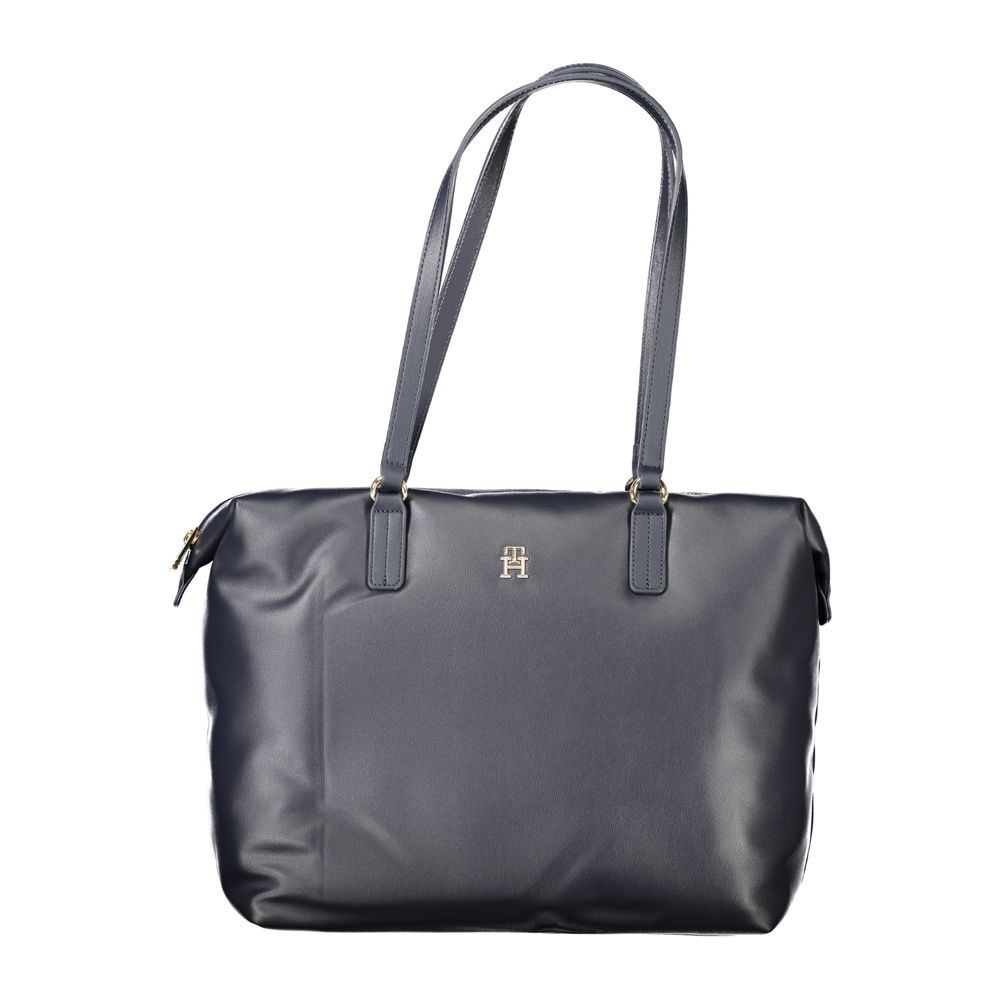 Tommy Hilfiger Blue Recycled Polyester Shoulder Bag