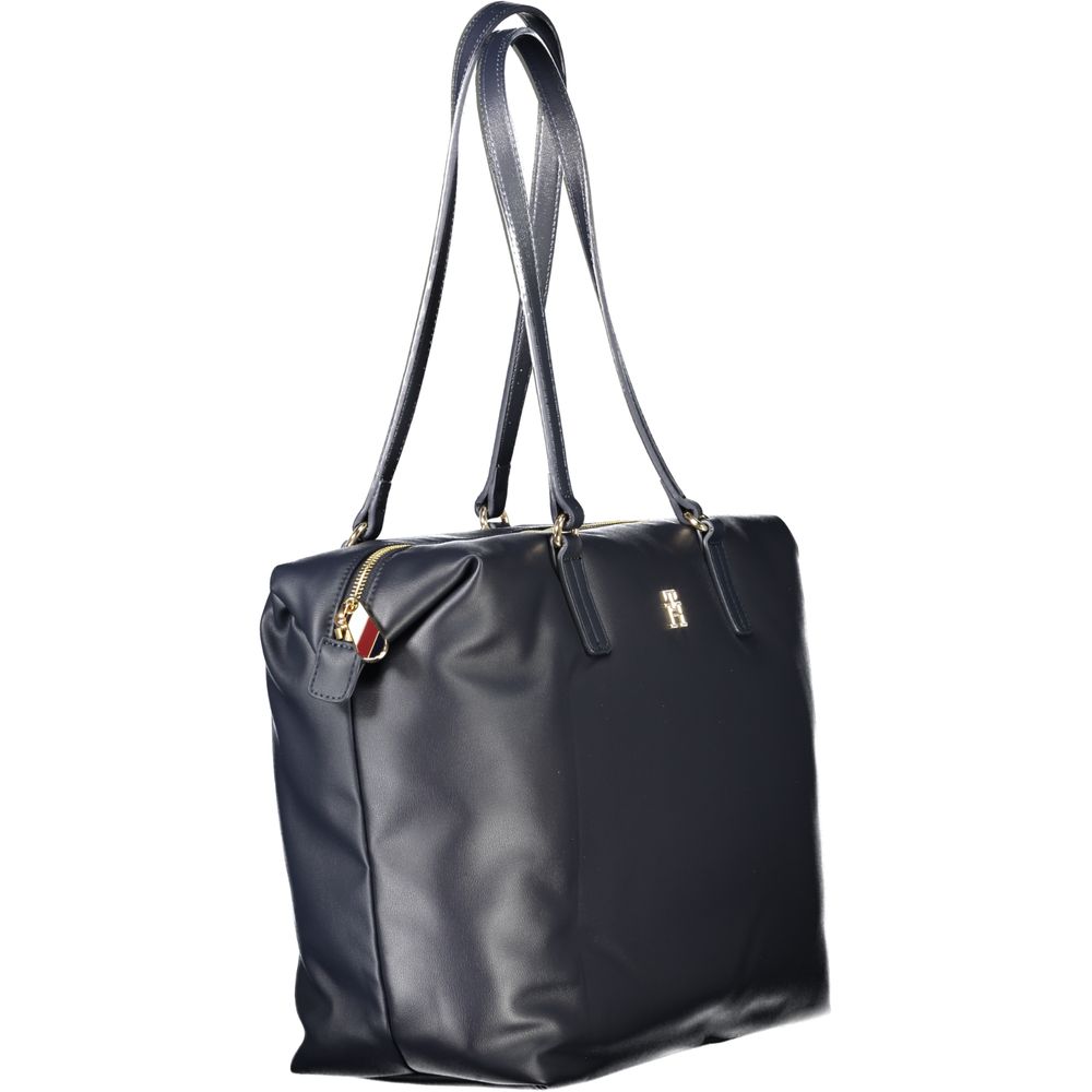 Tommy Hilfiger Blue Recycled Polyester Shoulder Bag