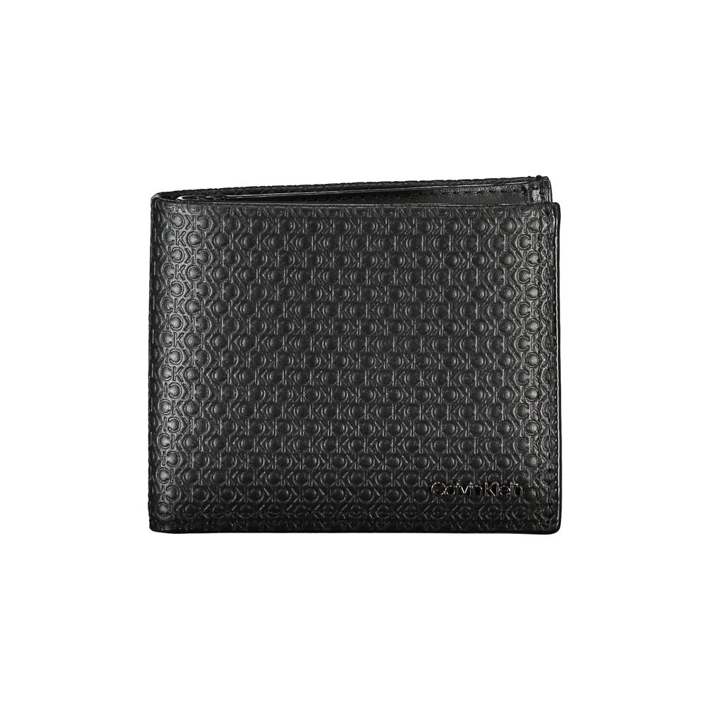 Calvin Klein Nero Pelle Leather Card Holder