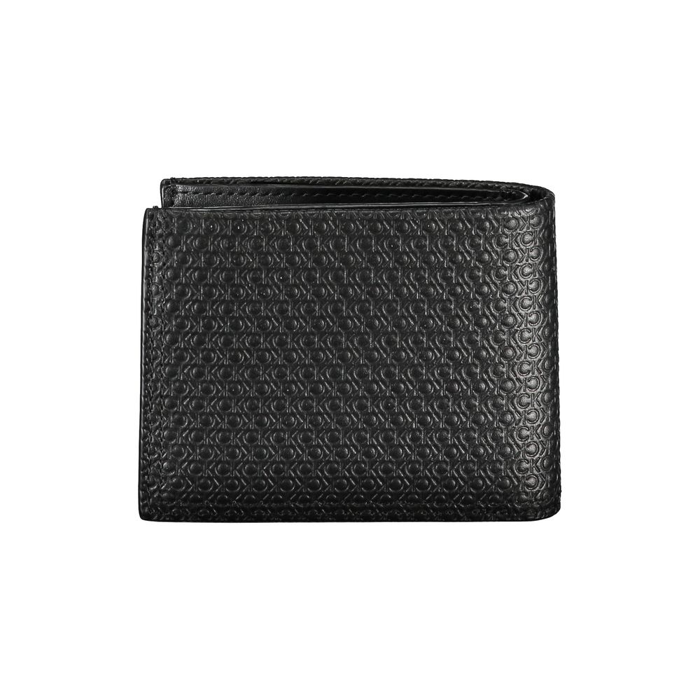 Calvin Klein Nero Pelle Leather Card Holder