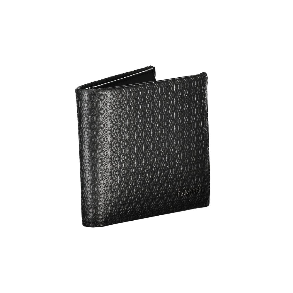 Calvin Klein Nero Pelle Leather Card Holder