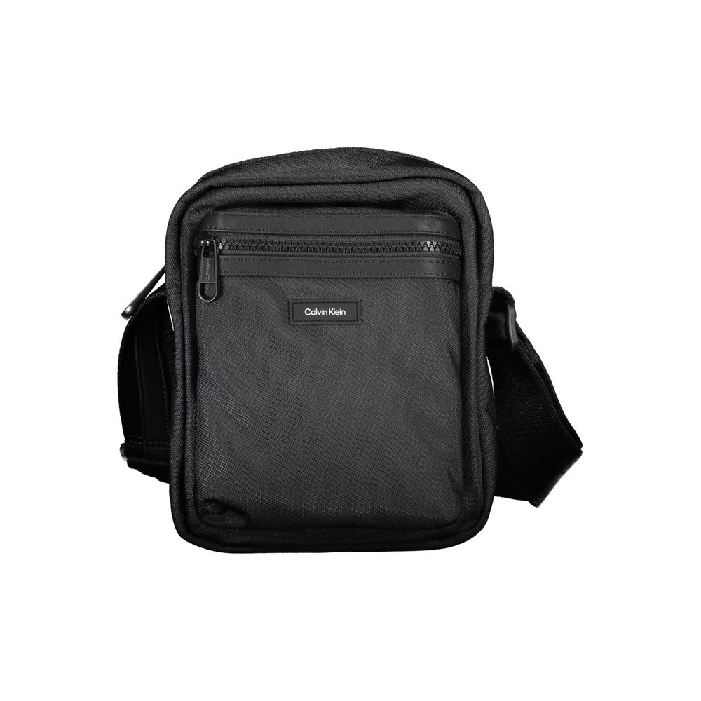 Calvin Klein Black Recycled Polyester Shoulder Bag