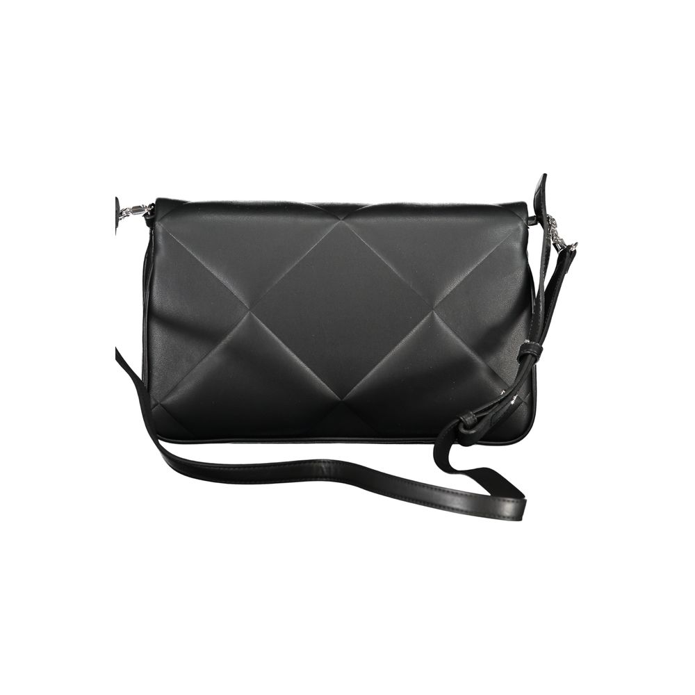 Calvin Klein Black Polyurethane Shoulder Bag