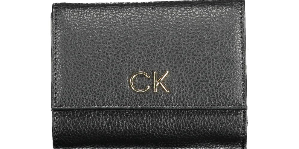 Calvin Klein Black Polyurethane Wallet