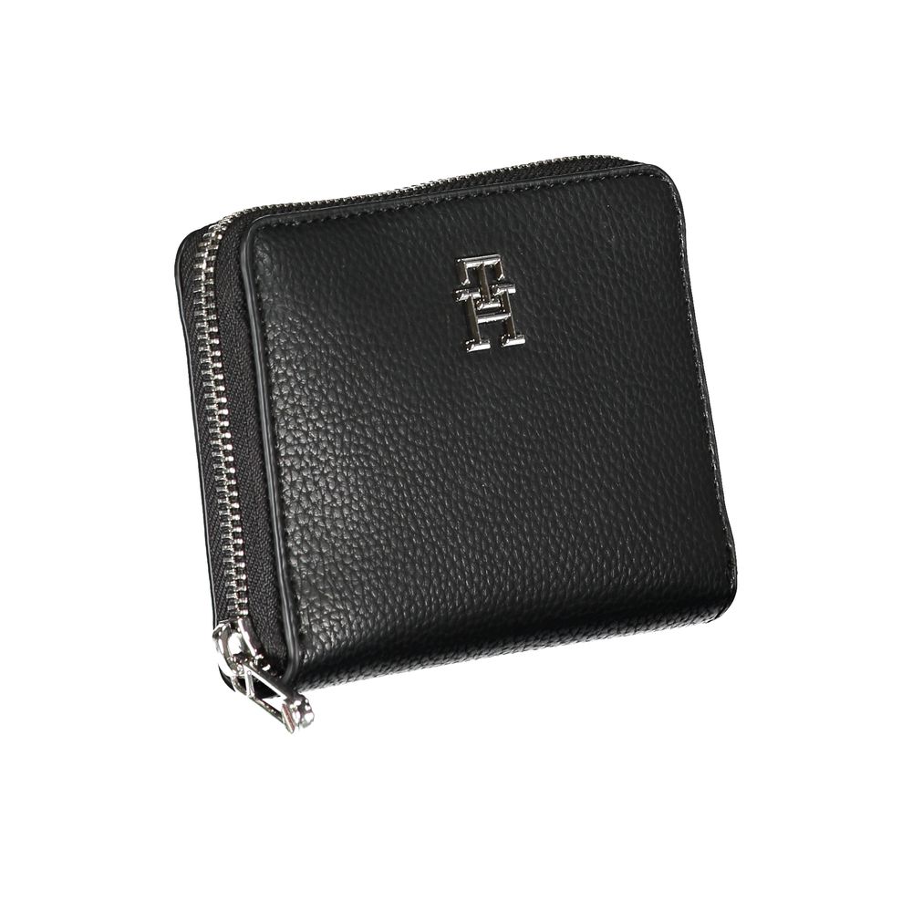 Tommy Hilfiger Nero Polyurethane Wallet
