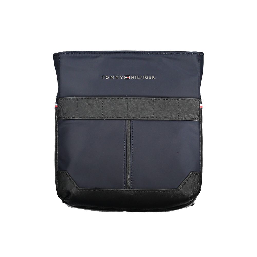 Tommy Hilfiger Blue Polyurethane Shoulder Bag