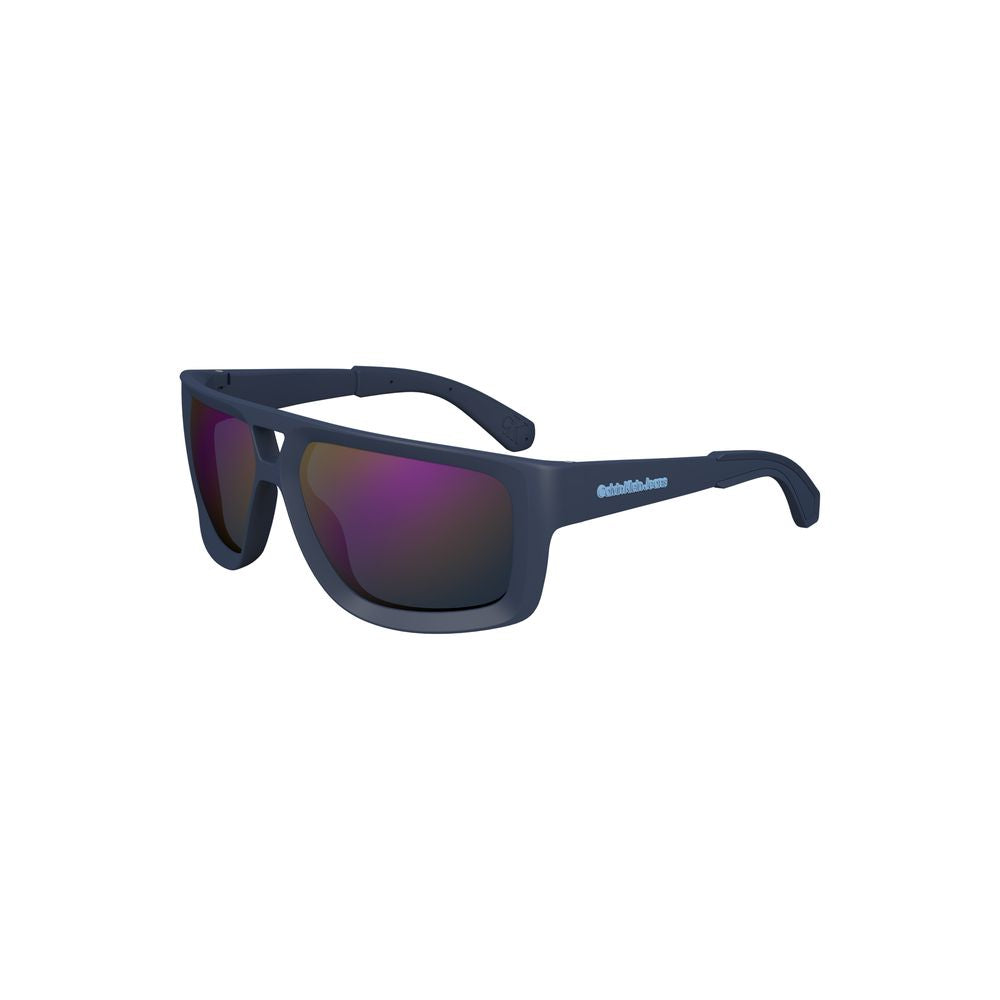 Calvin Klein Blue Plastic Square Sunglasses