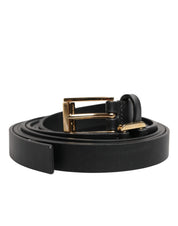 Dolce & Gabbana Black Leather High-Heel Pumps