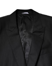 Black Single Breasted Suit 2 Piece Jacket