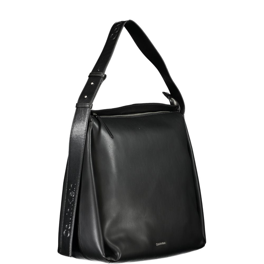 Calvin Klein Black Recycled Polyester Handbag