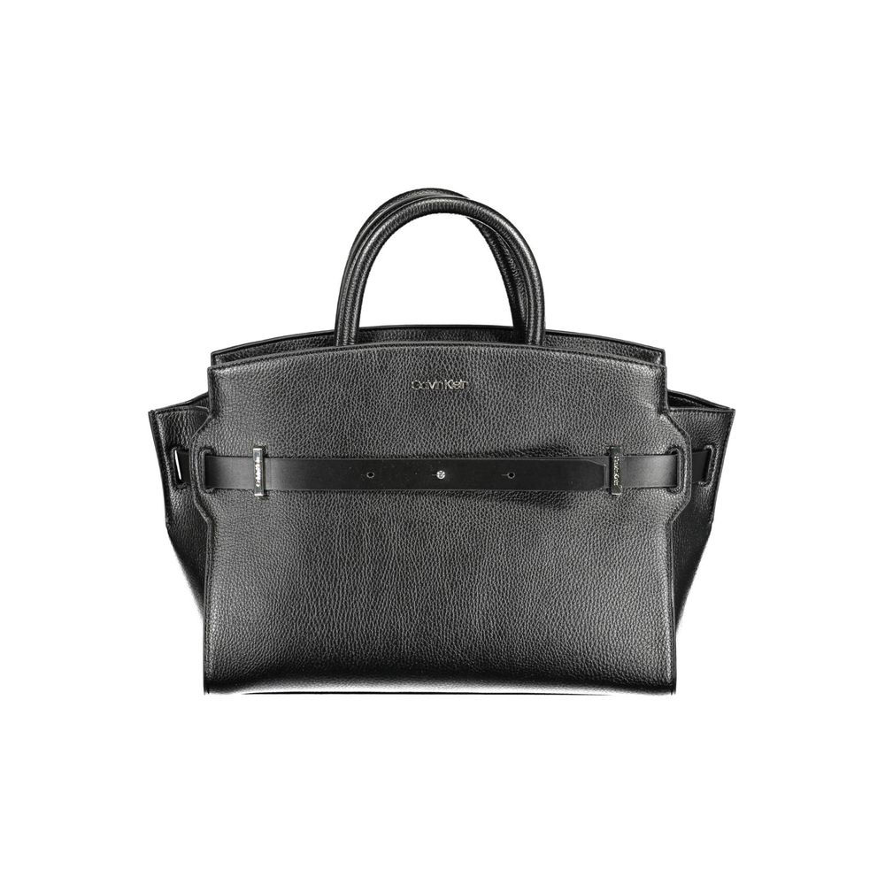 Calvin Klein Black Polyurethane Handbag