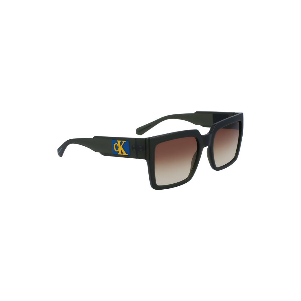 Calvin Klein Brown Plastic Sunglasses