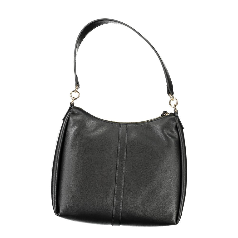Tommy Hilfiger Black Recycled Polyester Shoulder Bag