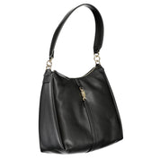 Tommy Hilfiger Black Recycled Polyester Shoulder Bag