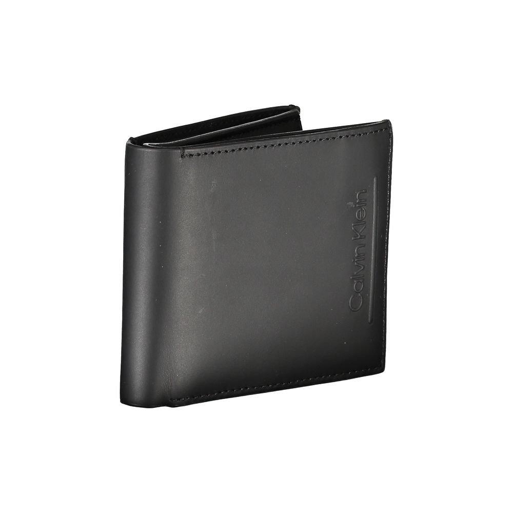 Calvin Klein Nero Pelle Leather Wallet