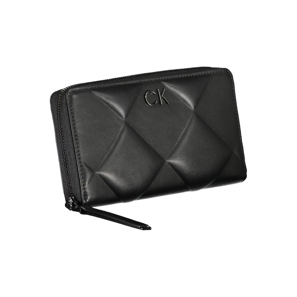 Calvin Klein Nero Polyester Wallet