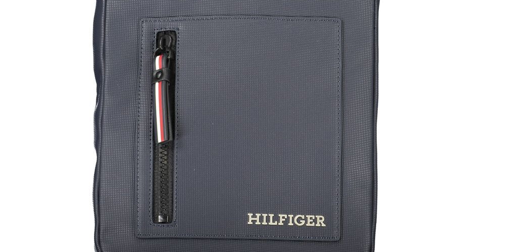 Tommy Hilfiger Navy Polyurethane Shoulder Bag