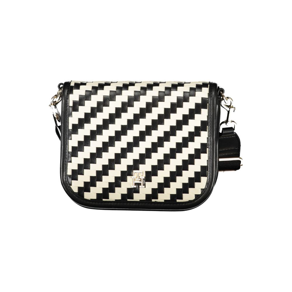 Tommy Hilfiger Black Polyurethane Shoulder Bag