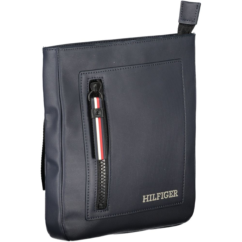 Tommy Hilfiger Navy Polyurethane Shoulder Bag