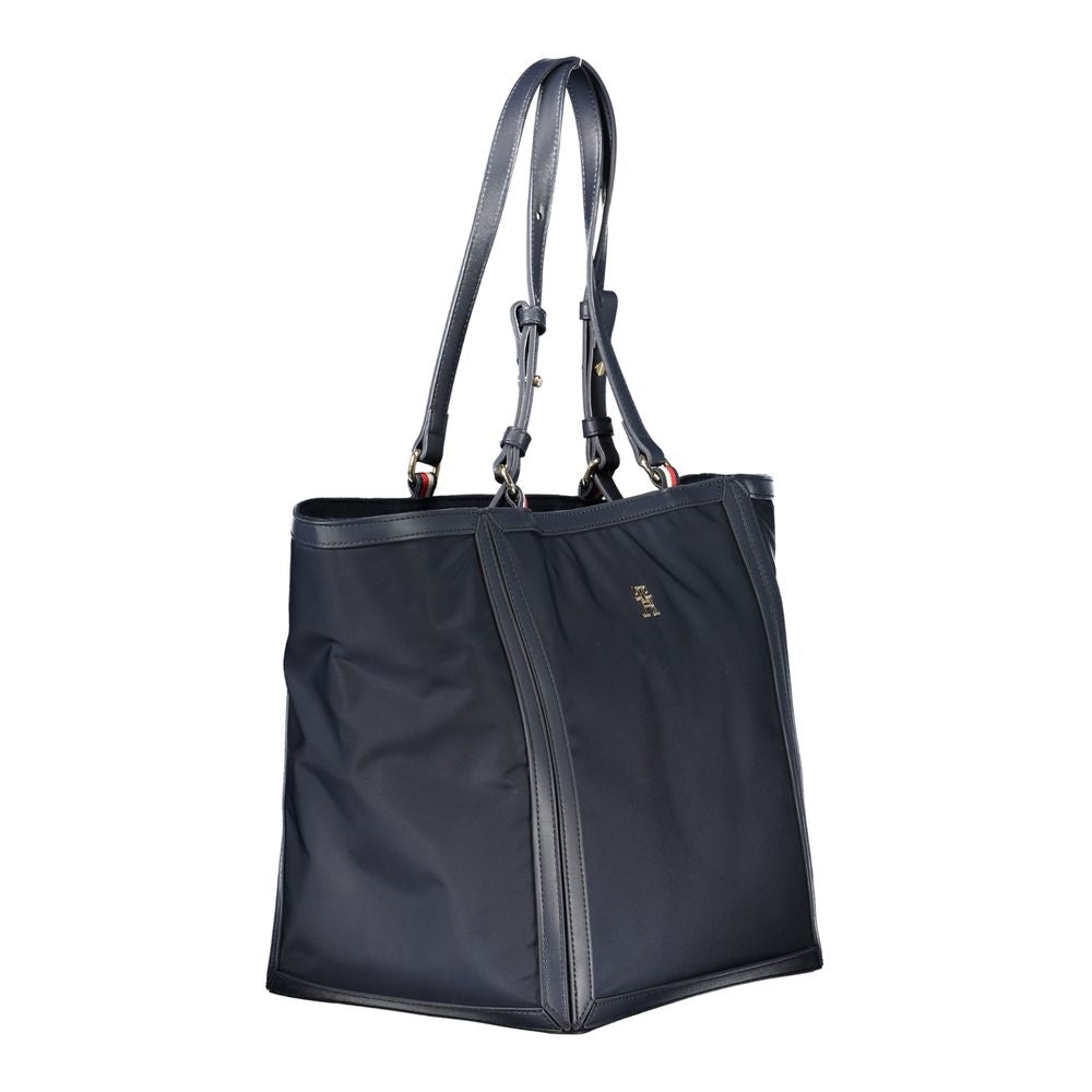 Tommy Hilfiger Black Recycled Polyester Handbag