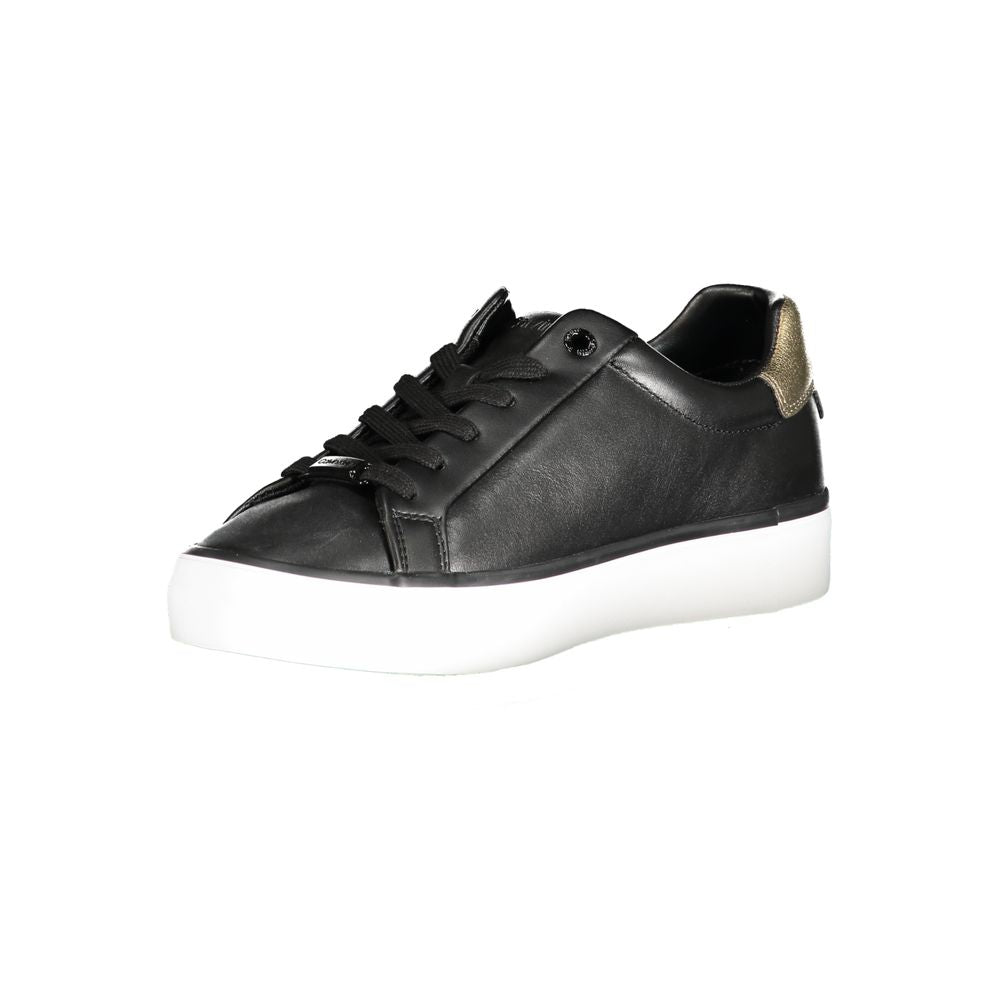 Calvin Klein Black Leather Sneakers