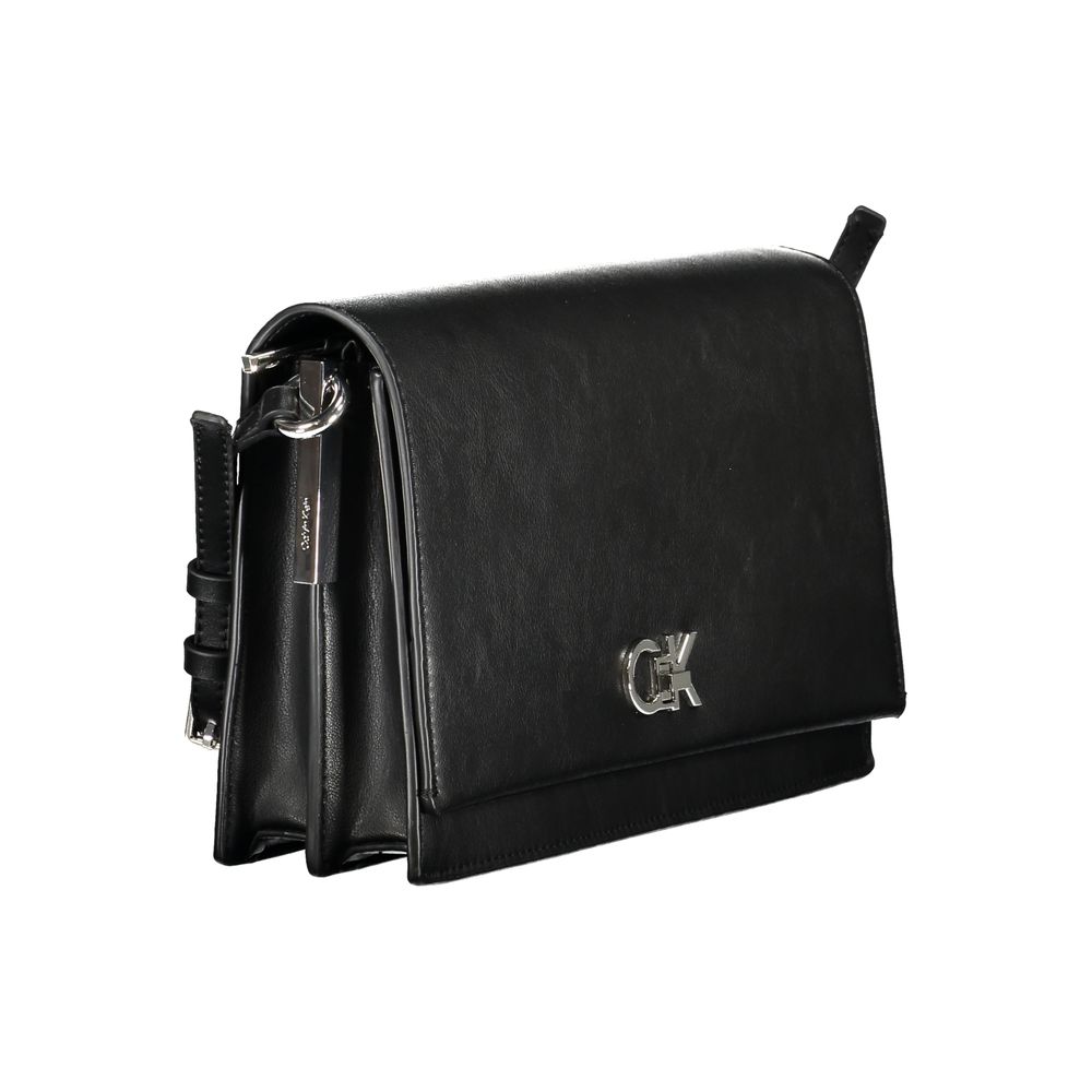 Calvin Klein Black Recycled Polyester Handbag