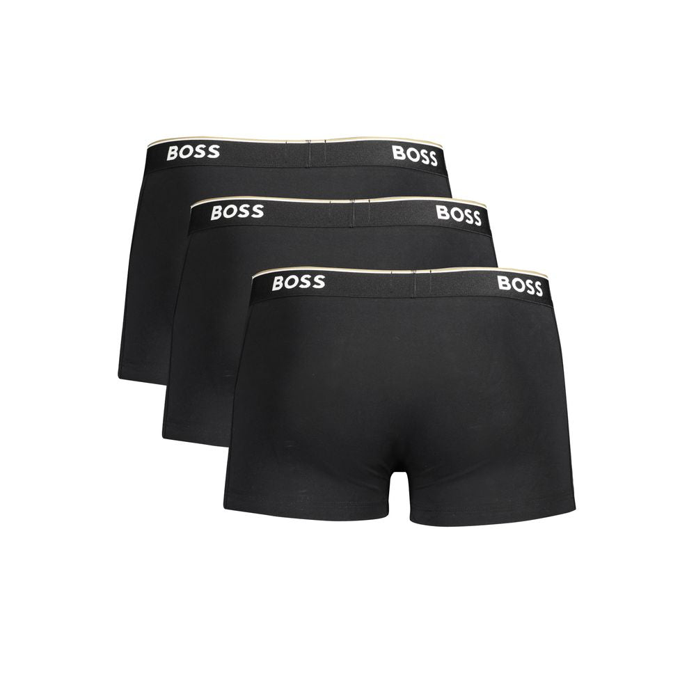 Hugo Boss Black Cotton Boxer Briefs